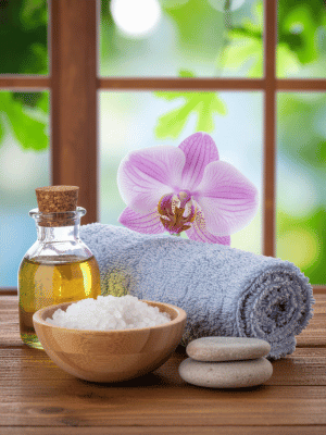 Professional male massage therapy session in Delhi spa